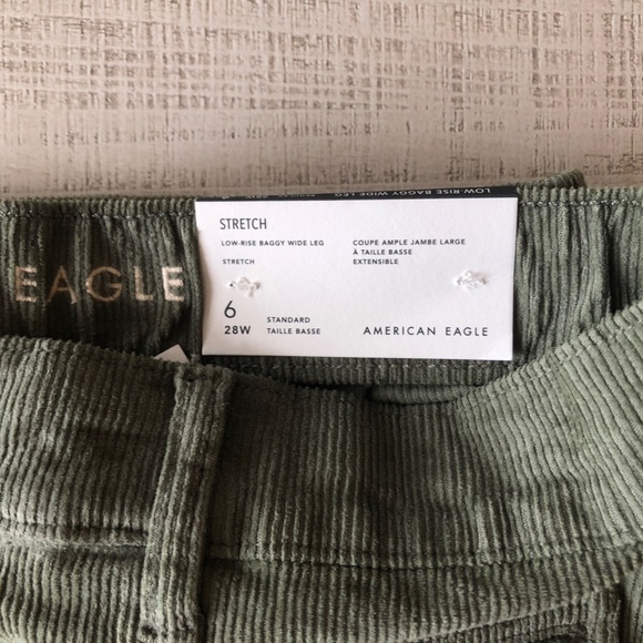 AE Stretch Corduroy Low-Rise Baggy Wide-Leg Pant - Picture 4 of 4